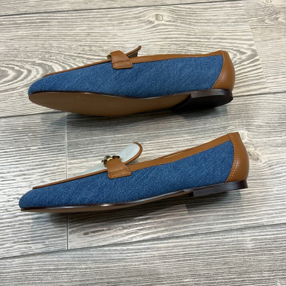 Marc Fisher LTD Bleek Denim Loafer Flats Size 6M NWOT - Picture 9 of 11